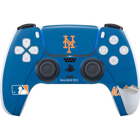 MLB New York Mets - Solid Distressed PS5 Pro Disk Bundle  Skin
